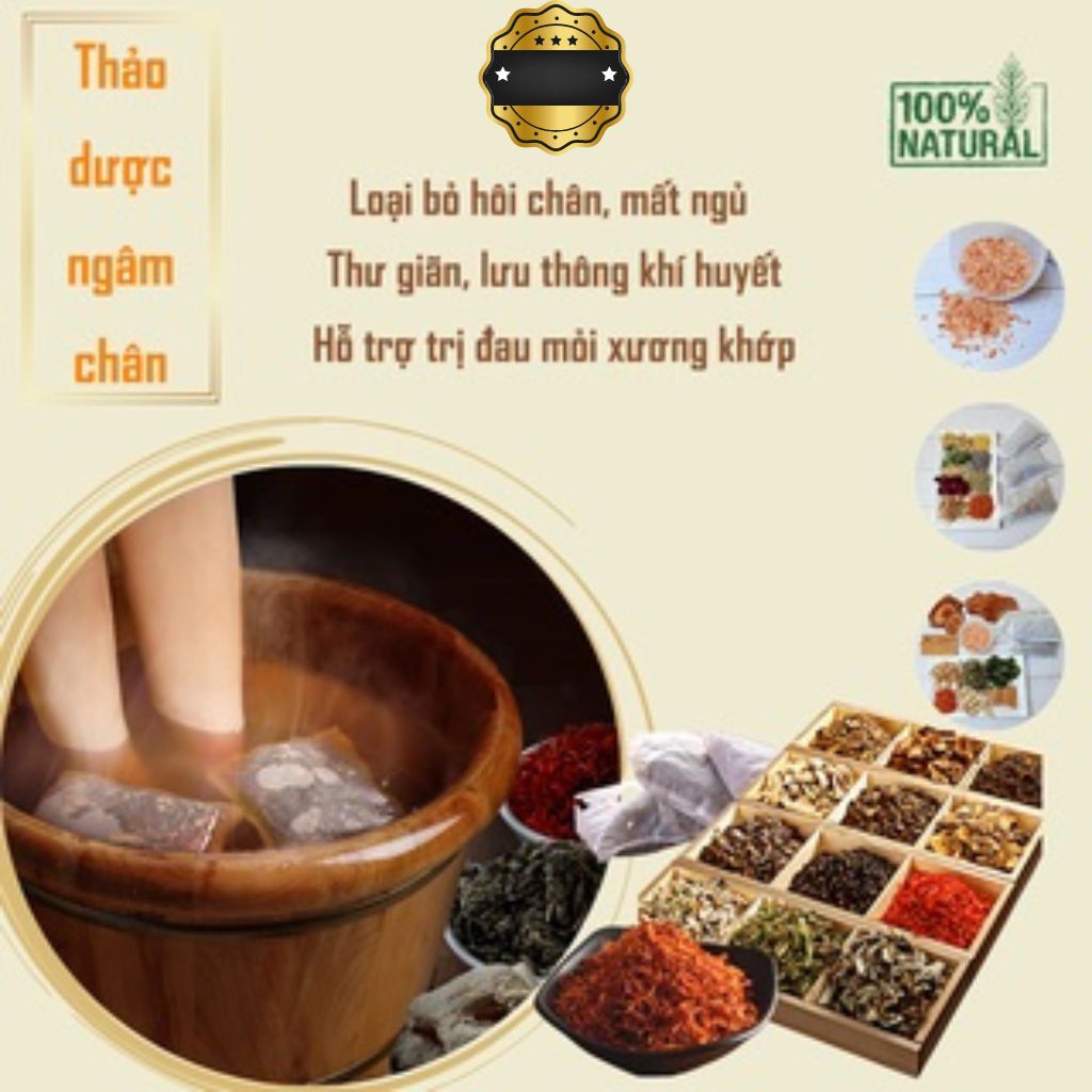 ✅ Thảo Dược Ngâm Chân Thuốc Bắc Giúp Ngủ Ngon Giảm Đau Xương Khớp Giảm Tê Bì Chân Tay Đau Lưng