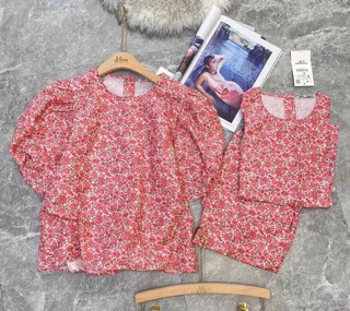 vải thô hoa hồng zara