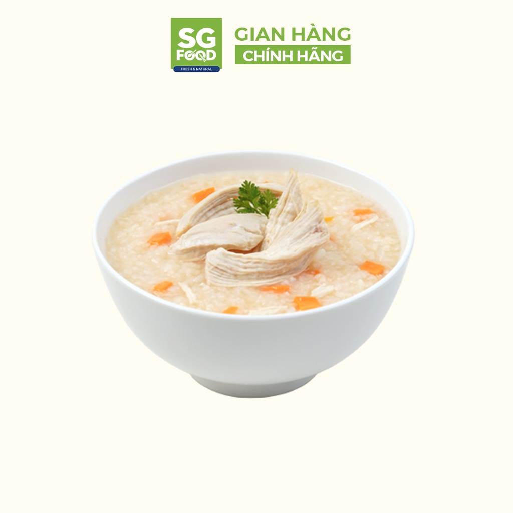 Cháo tươi ăn liền SGFOOD 240gr nhiều hương vị thơm ngon bổ dưỡng cho bé ăn dặm