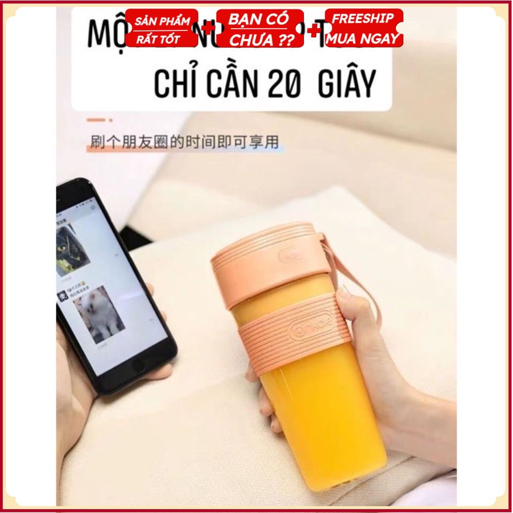 cốc say sinh tố mini cầm tay (hàng có sẵn) .