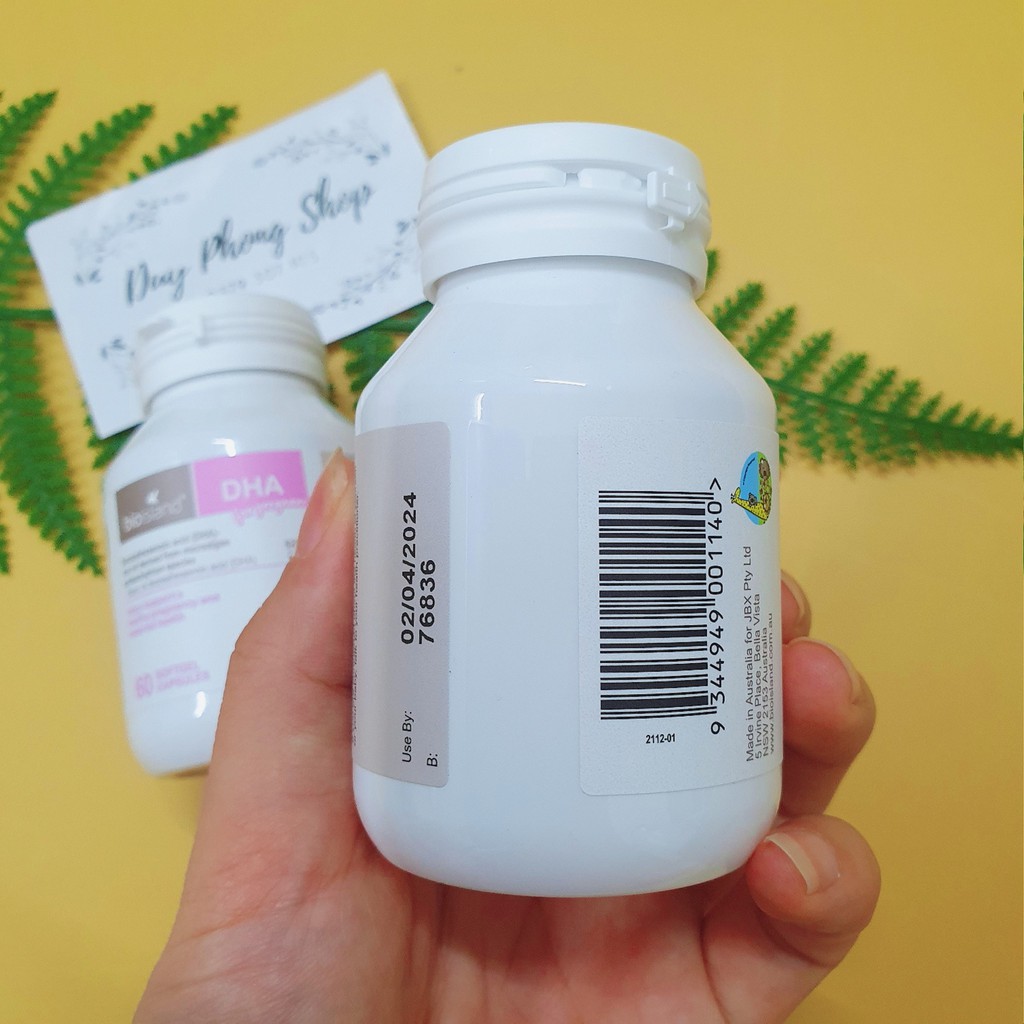 Viên uống DHA Bầu Bioisland for Pregnancy 60 viên mẫu mới