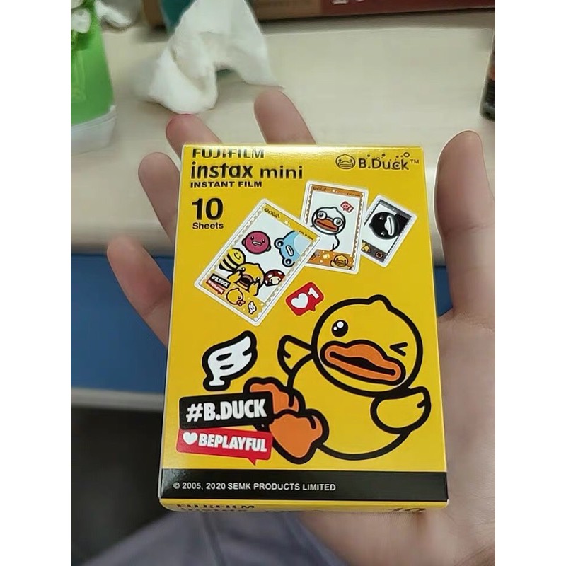 Giấy in ảnh lấy ngay Fujifilm chính hãng, hình vịt bduck và pikachu