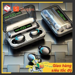 [SIÊU HOT] Tai Nghe không dây Amoi F9 PRO, Blutooth 5.0, nghe nhạc 5 giờ, sạc 25 lần. TCT-SHOP- BẢO HÀNH 6 THÁNG