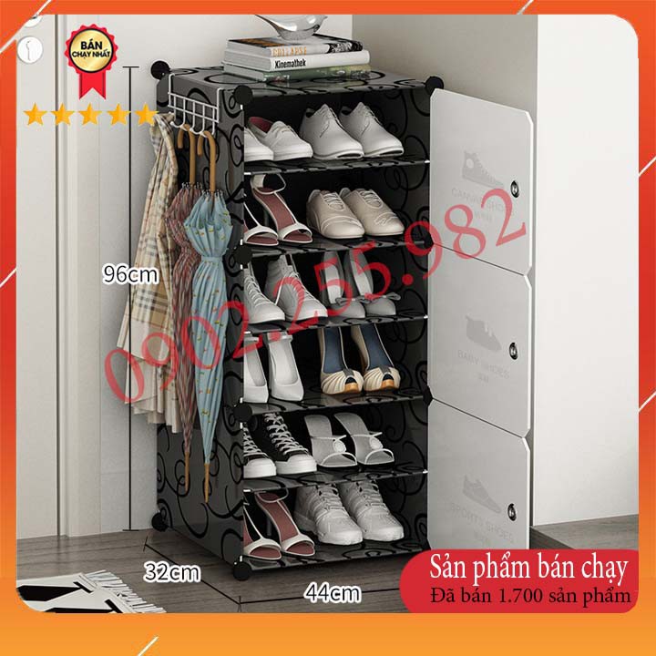 *XẢ TOÀN BỘ SHOP *TỦ NHỰA LẮP GHÉP ĐA NĂNG ĐỂ GIÀY DÉP 6 Ô ( chia ô ) ĐỂ ĐƯỢC 12 ĐÔI GIÀY DÉP. CỬA TRẮNG TRONG