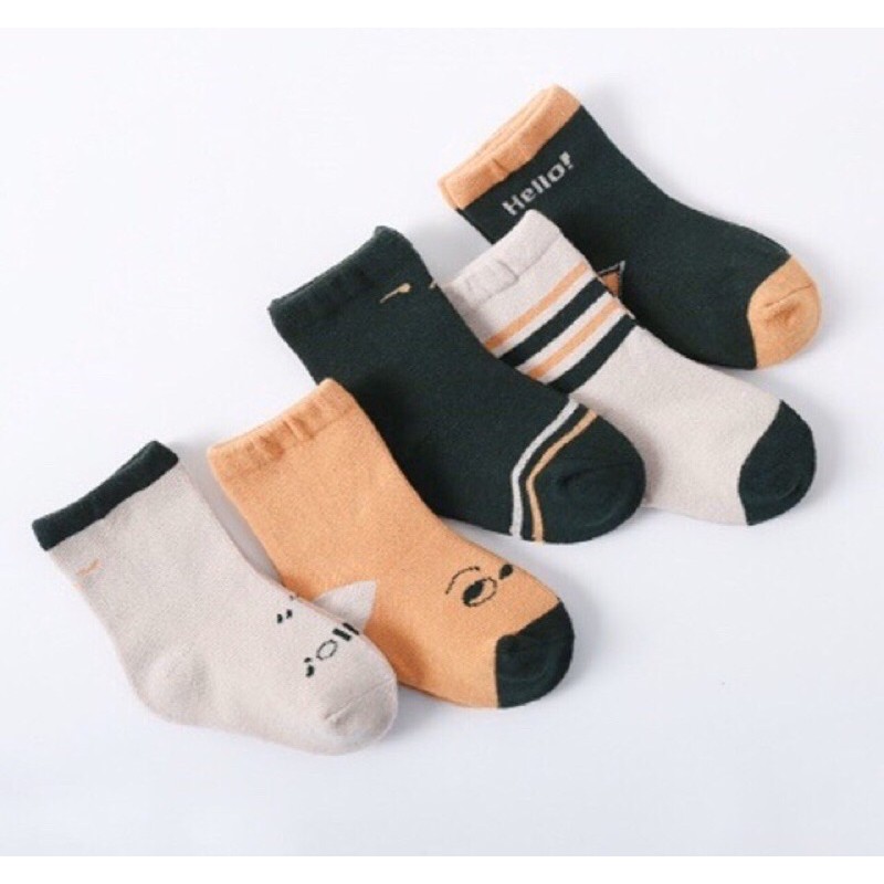 Set tất siêu ấm đanh mịn cho bé