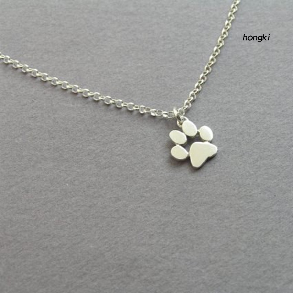 vòng cổ Mặt Hình Dấu Chân Cún Dễ Thương Thời Trang Dành Cho Nữ