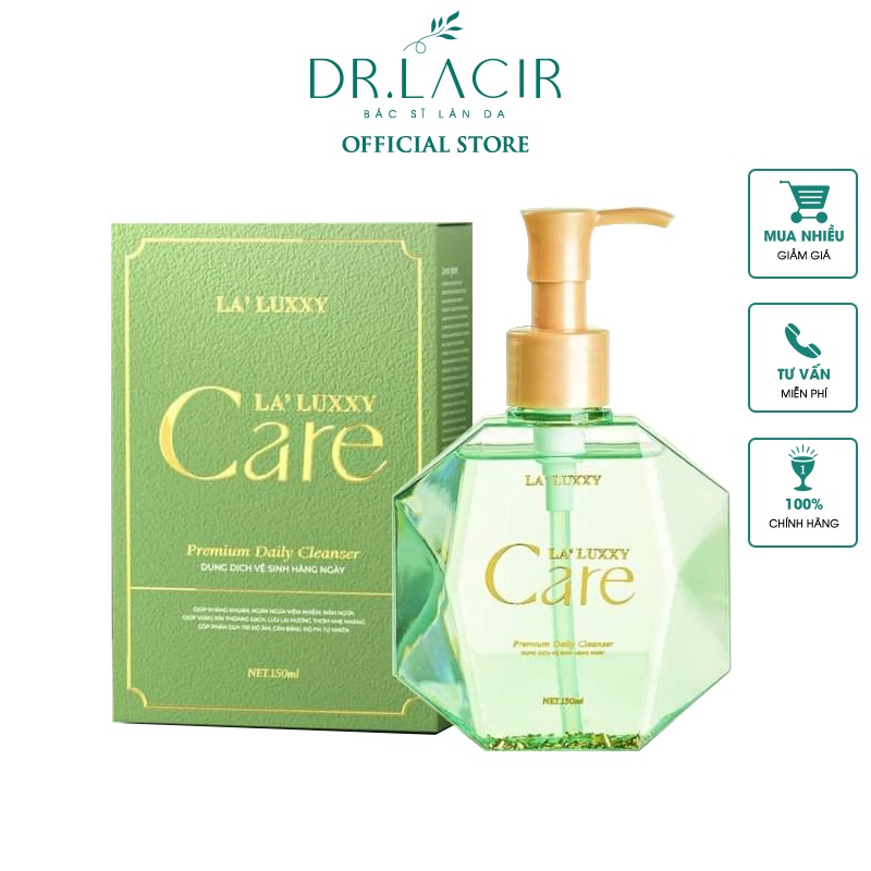 Dung dịch vệ sinh giúp ngừa nấm ngứa,duy trì độ ẩm La'Luxxy Care DR.LACIR Chai 150ml DR123