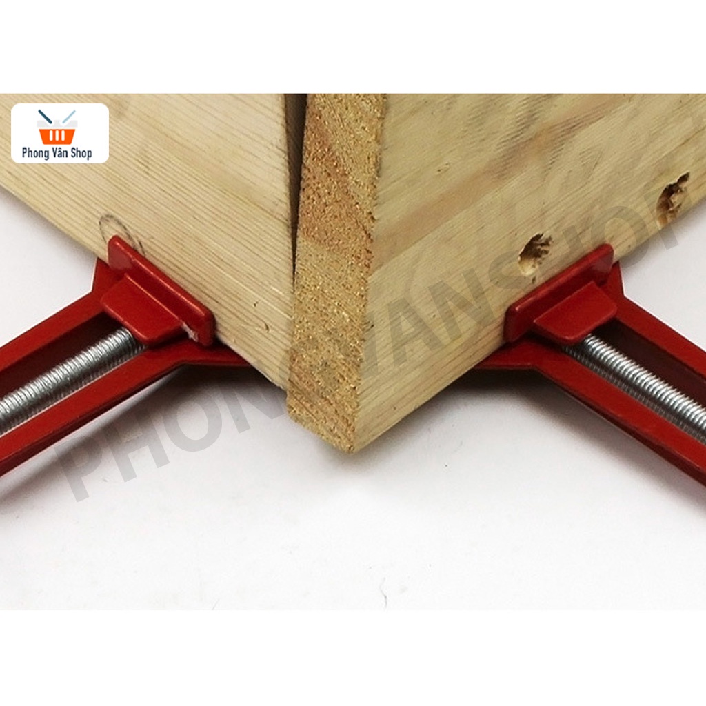 Kẹp giữ cố định vuông góc 90 độ - sắt hàn - ghép gỗ thành tủ