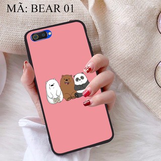 Ốp lưng Realme C2 viền dẻo TPU BST Gia Đình Nhà Gấu