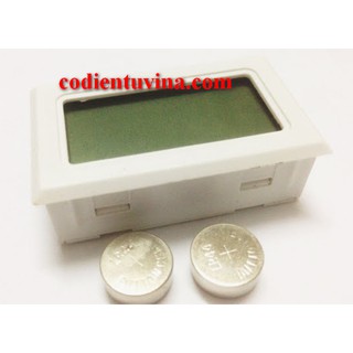 Đồng hồ đo nhiệt độ và độ ẩm kèm pin