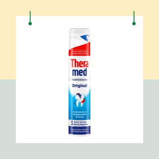 Kem đánh răng Theramed OriginalLàm sạch răng với Calcium, chống mảng bám, ngăn ngừa sâu răng hiệu quả - 100ml