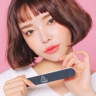 3CE Nail Buffer Black + White Nail File