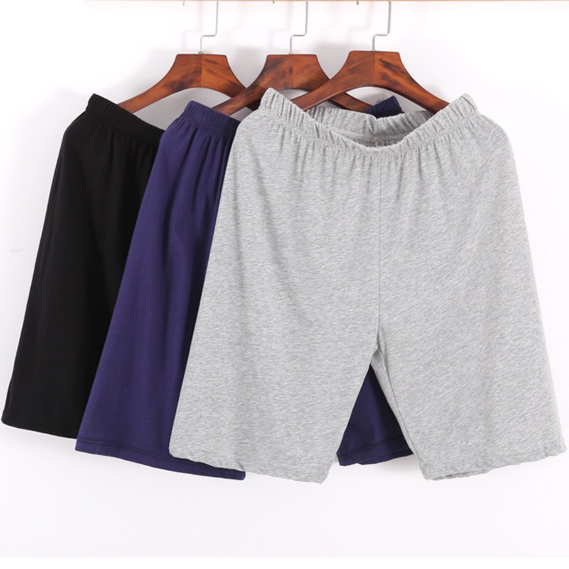 3 quần đùi nam vải cotton mặc nhà cực mát - M024