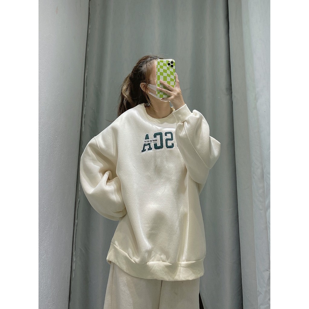 ÁO NỈ CỔ TRÒN CHỮ USCA | BigBuy360 - bigbuy360.vn