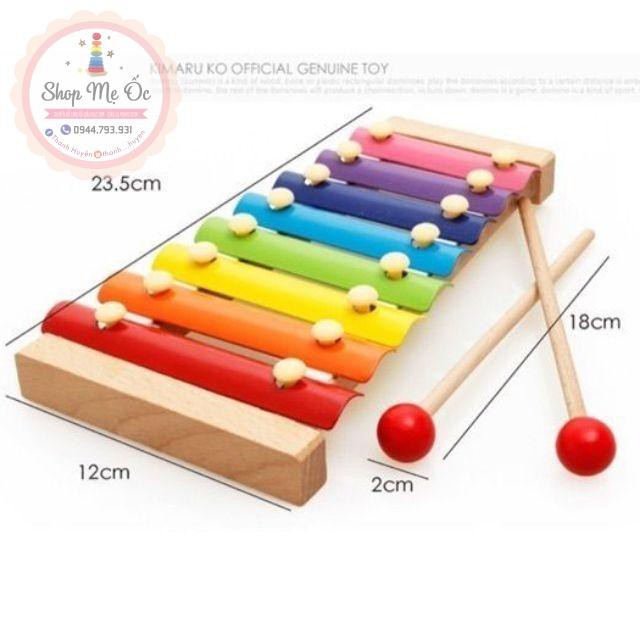 Đàn 8 âm - đàn xylophone cho bé - Góc âm nhạc, dụng cụ thanh nhạc