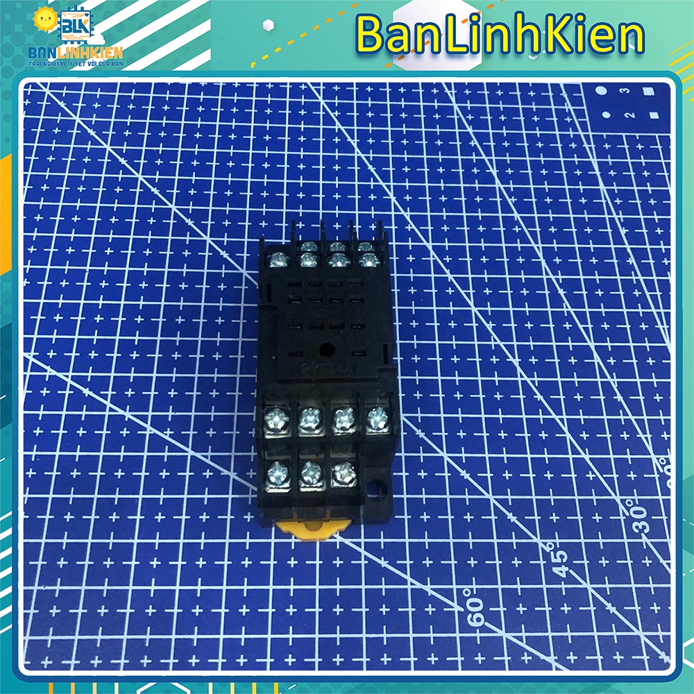 Relay kiếng omron 14 chân/ relay 12V/ 24V/ 220V 14 chân 5A/ Đế Relay | BigBuy360 - bigbuy360.vn