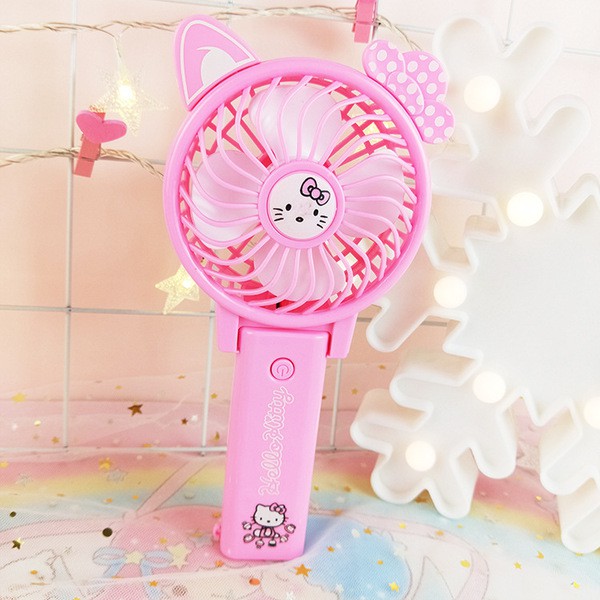 Quạt cầm tay minifan hình chú mèo kitty