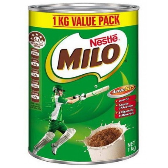 Sữa A2 - sữa tươi dạng bột nguyên kem, Milo úc