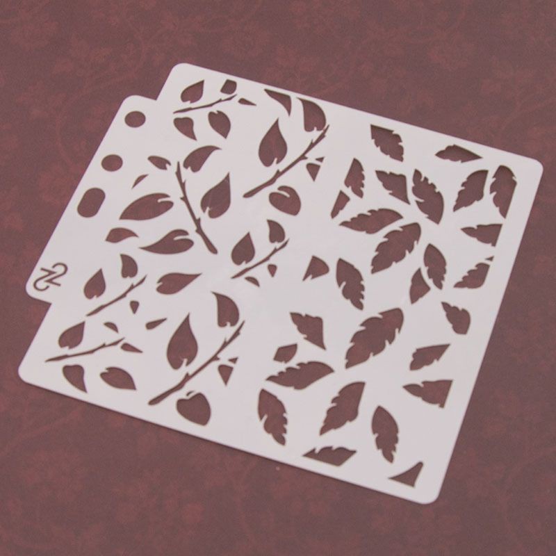Khuôn Cắt Giấy Làm Từ Kim Loại Hình Lá Trang Trí Scrapbook