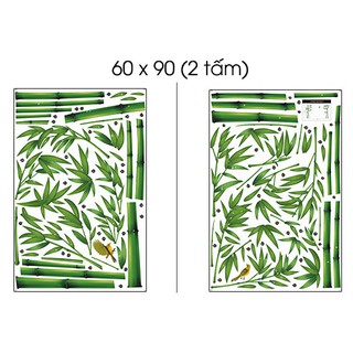 Decal Dán Tường Khóm Trúc