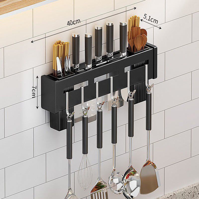 KỆ ĐỂ DAO KÉO GIÁ TREO ĐỒ NHÀ BẾP JUMI HOUSE - KỆ DAO KÉO TREO TƯỜNG THÔNG MINH