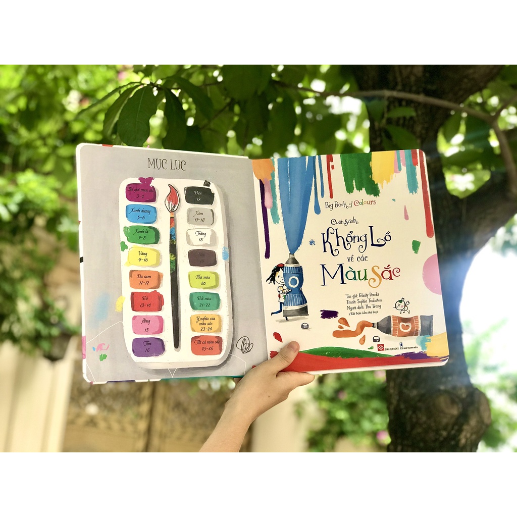 Sách tương tác - Big book - Cuốn sách khổng lồ về các màu sắc