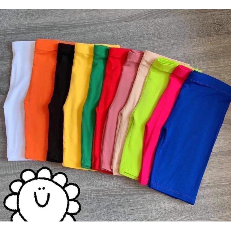 Quần legging đùi chuẩn Thái Lan đủ màu siêu đẹp (Hình ảnh thật)