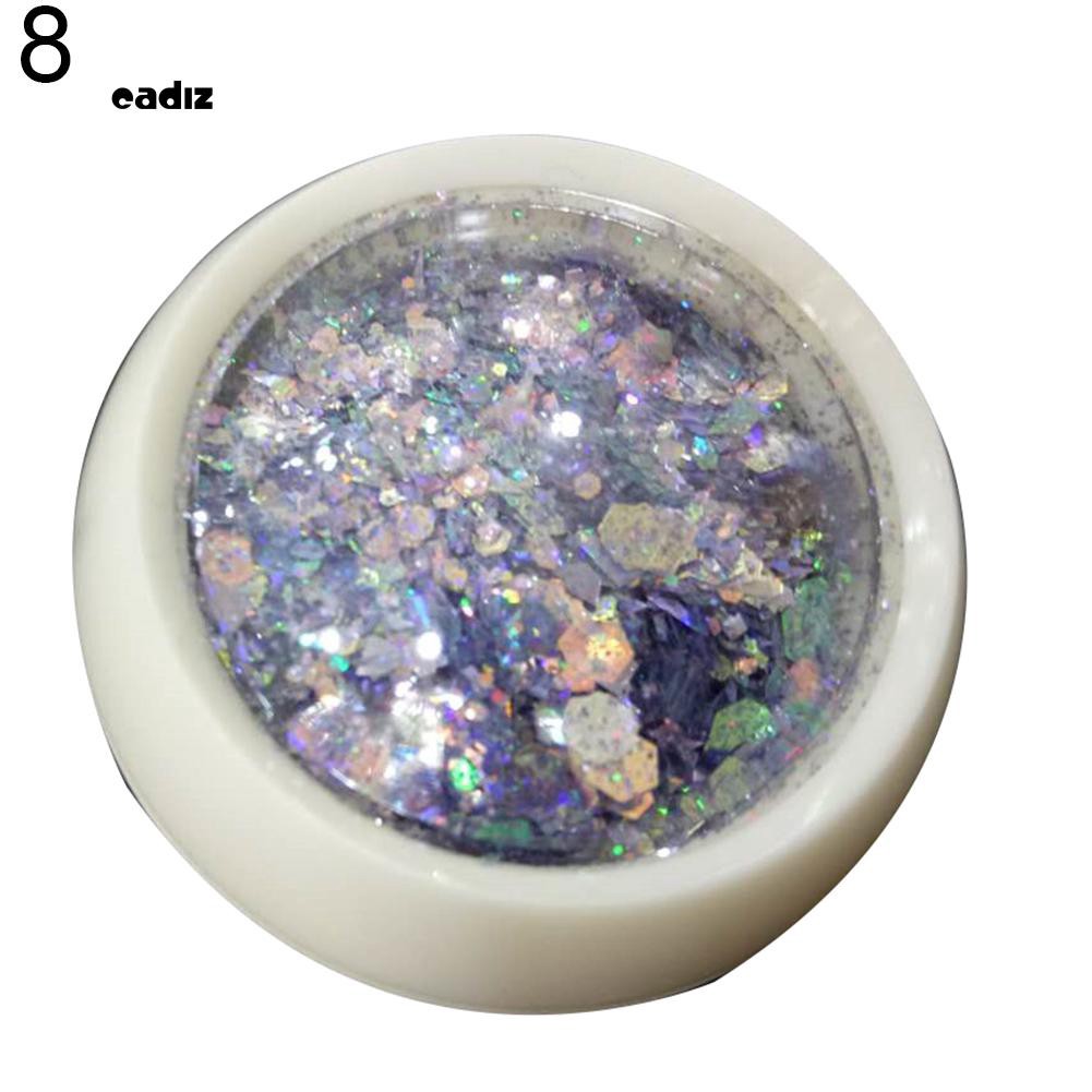 [Hàng mới về] Hộp kim tuyến nhiều màu xinh xắn lấp lánh trang trí móng tay tiện dụng