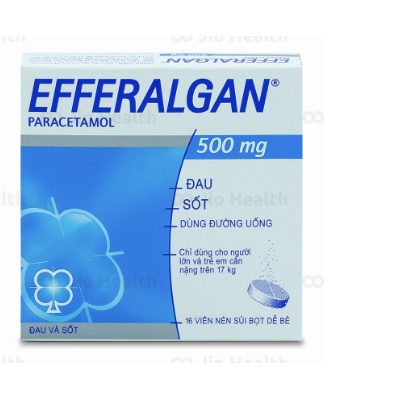 Efferalgan 500 sủi , giảm nhanh nhức đầu , giảm đau hạ sốt nhanh chóng hiệu quả