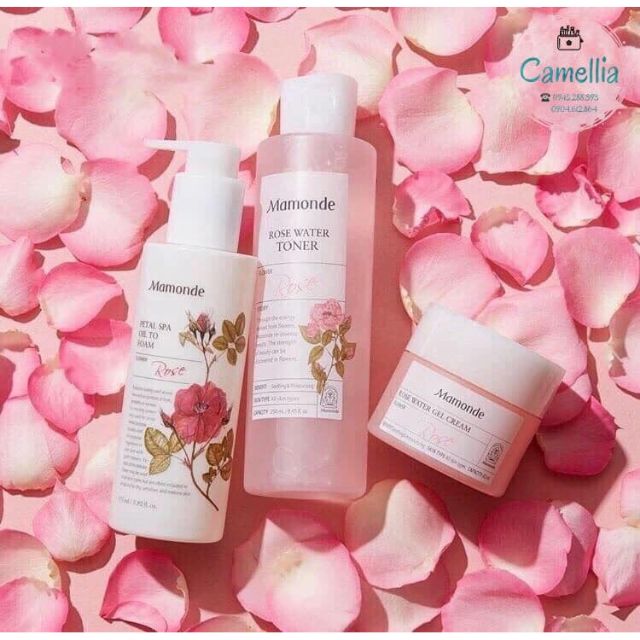 Nước hoa hồng rose water toner mamonde