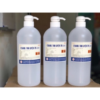 Cồn 70 độ_ Cồn Ethanol sát khuẩn chai có vòi nhấn 1000ml Công Ty Dược OPC