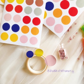 Bullet Journal Sticker - Combo 60 hình tròn basic