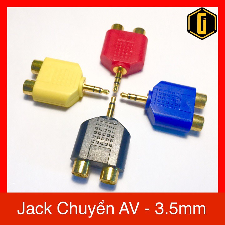 Jack Chuyển Av Sang 3.5mm | Jack Av Ra 3.5 | Jack RCA 3.5mm | Rắc Bông Sen | Rắc 3 Ly | Rắc 3.5 ra Av | jack chuyển đổi