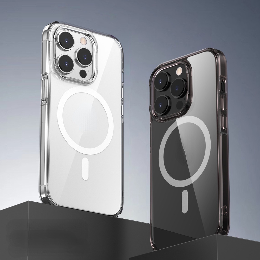 Ốp Điện Thoại Trong Suốt Từ Tính Cho iPhone 14 13 Pro Max Iphone14 Plus 12
