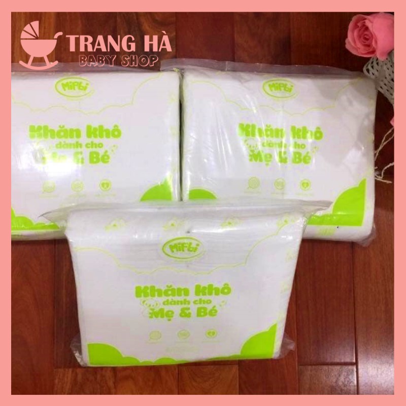 Khăn Vải Khô Đa Năng Kháng Khuẩn Mipbi Cao Cấp Cho Mẹ Và Bé 600g