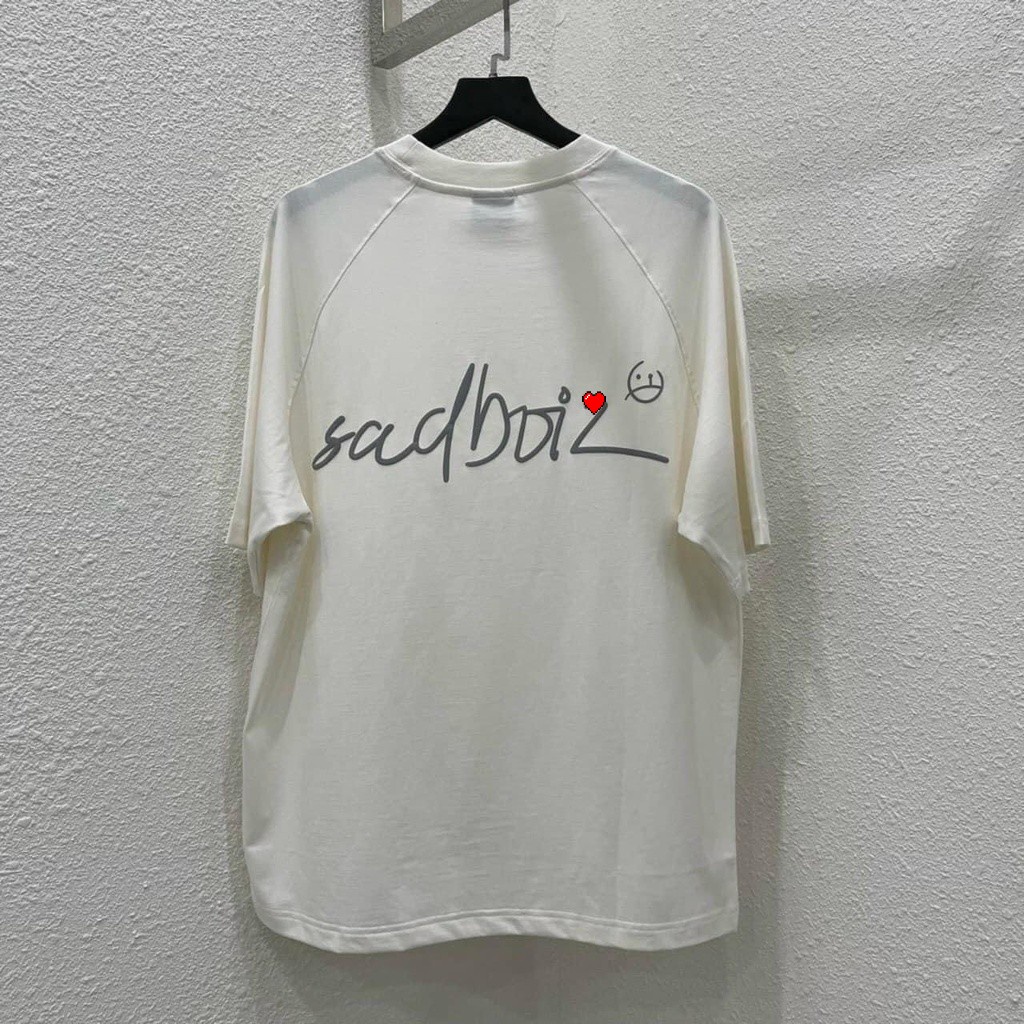 Áo thun local brand SADBOIZ Teddycry Typo trắng đen nam nữ áo thun sad boiz VIBES full tag - Gin Store