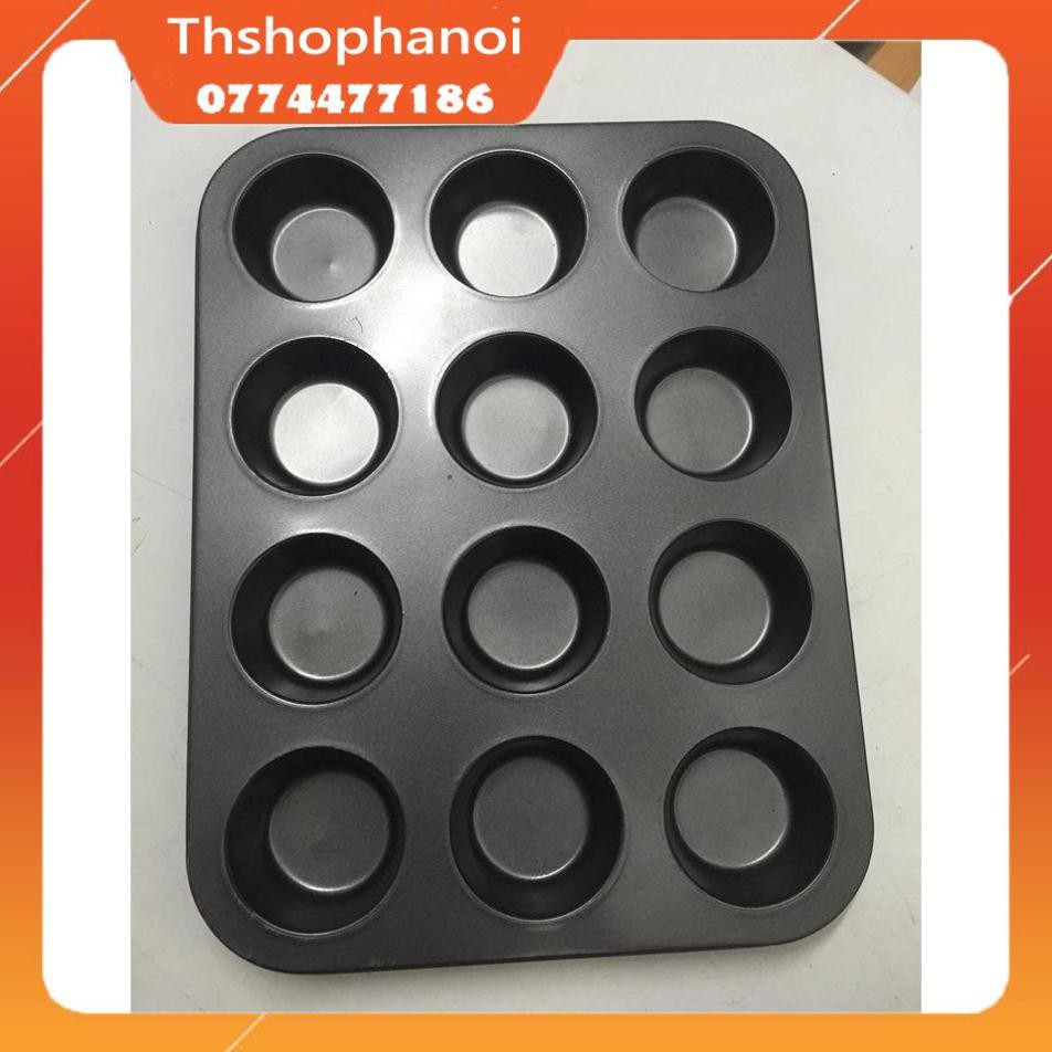 Khuôn Cupcake 12 lỗ