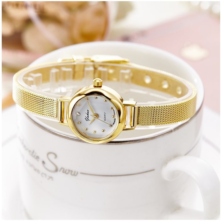 Đồng Hồ Nữ YUHAO 8008 Hàng Chính Hãng Mặt Tròn | BigBuy360 - bigbuy360.vn