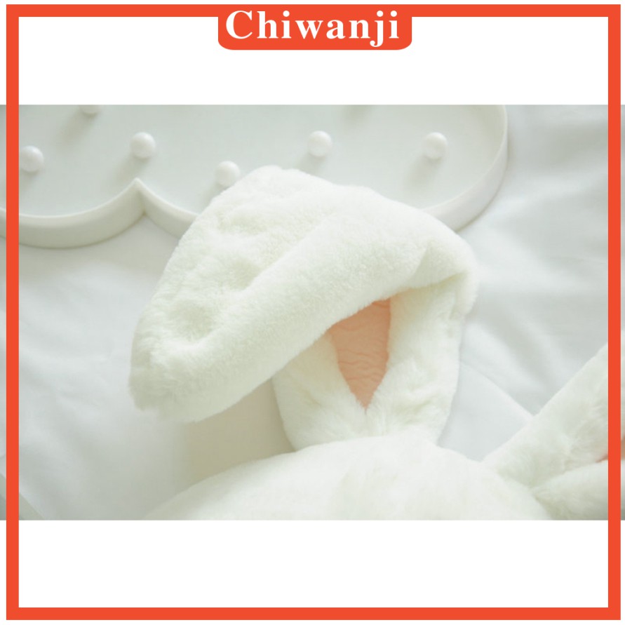 Mũ nhung thiết kế tai thỏ dễ thương ấm áp cho nữ