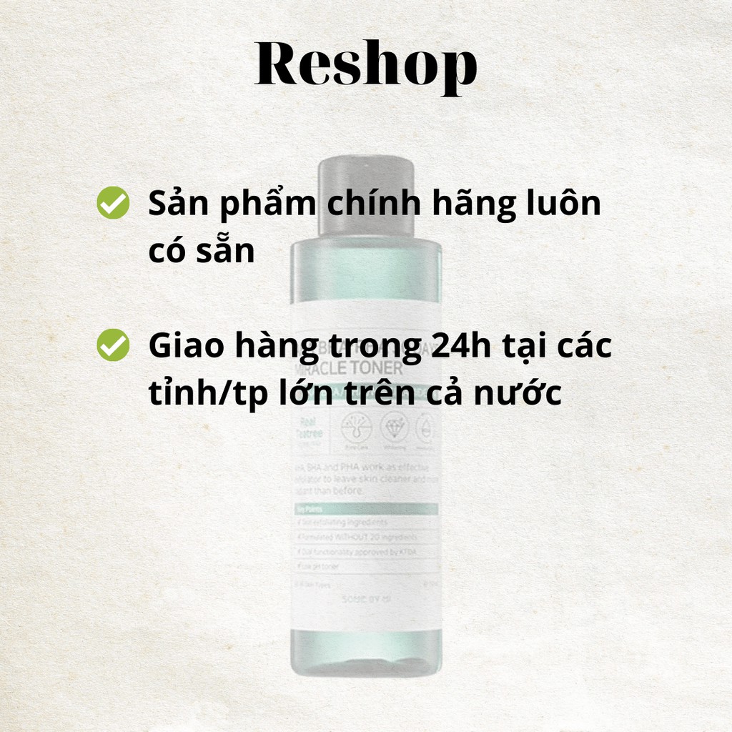 Nước hoa hồng giảm mụn Some By Mi AHA-BHA-PHA 30 Days Miracle Toner 150ml