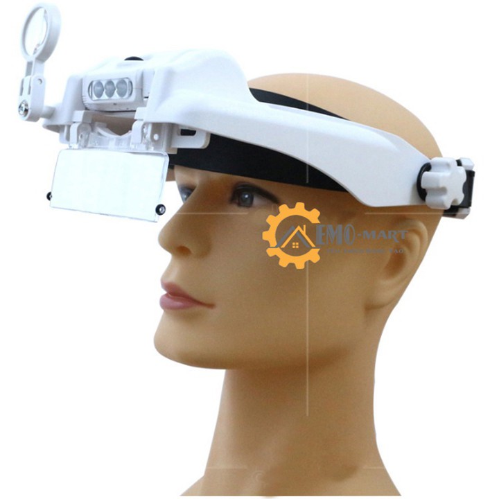 [ HOT ] Kính lúp đeo đầu có đèn led chiếu sáng MG81000G