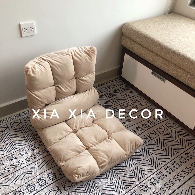 ghế lười màu nude beige