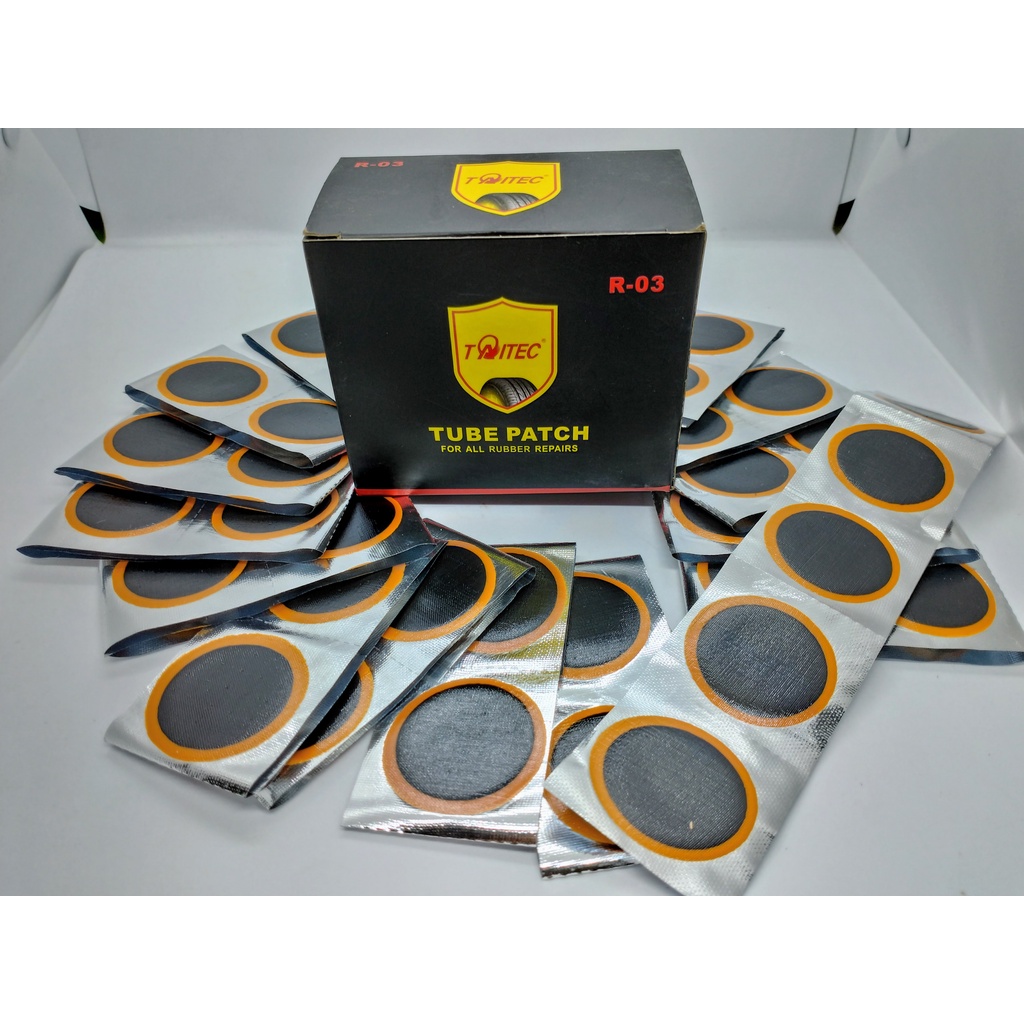 90 Miếng vá Săm, Vá Lốp, Vá Vỏ,Vá ruột, Vá đa năng - Kích thước 40mm dành cho Ôtô, Xe Máy-R-03