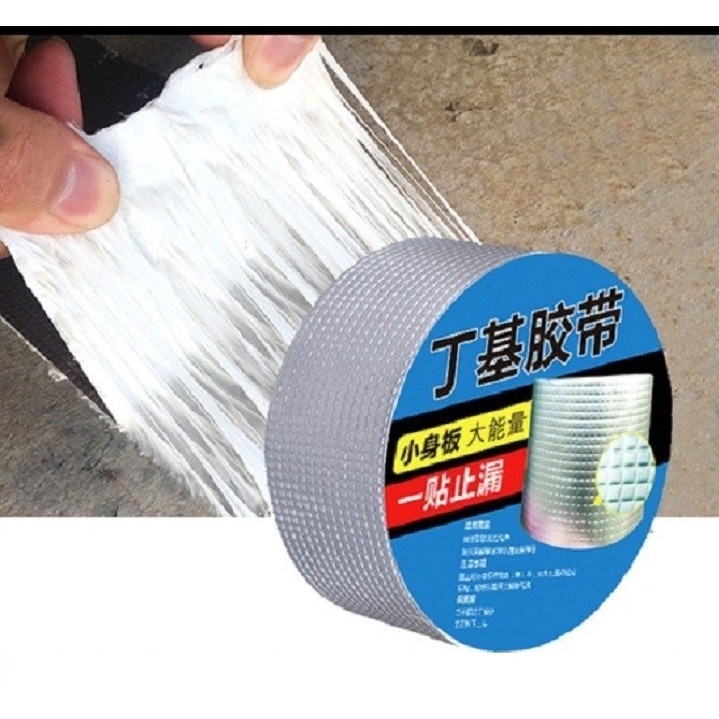 Cuộn 5 Mét Băng Keo Dán Rộng 5cm/10cm/20cm, Miếng Siêu Dính, Chống Thấm Nước, Keo Chống Dột