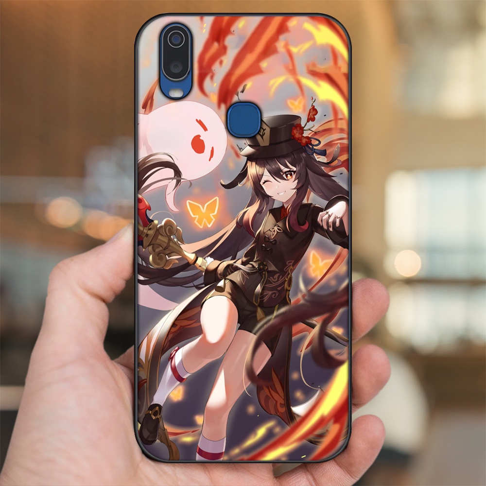 Ốp lưng Vivo Y11 viền đen in hình Hutao Genshin Impact