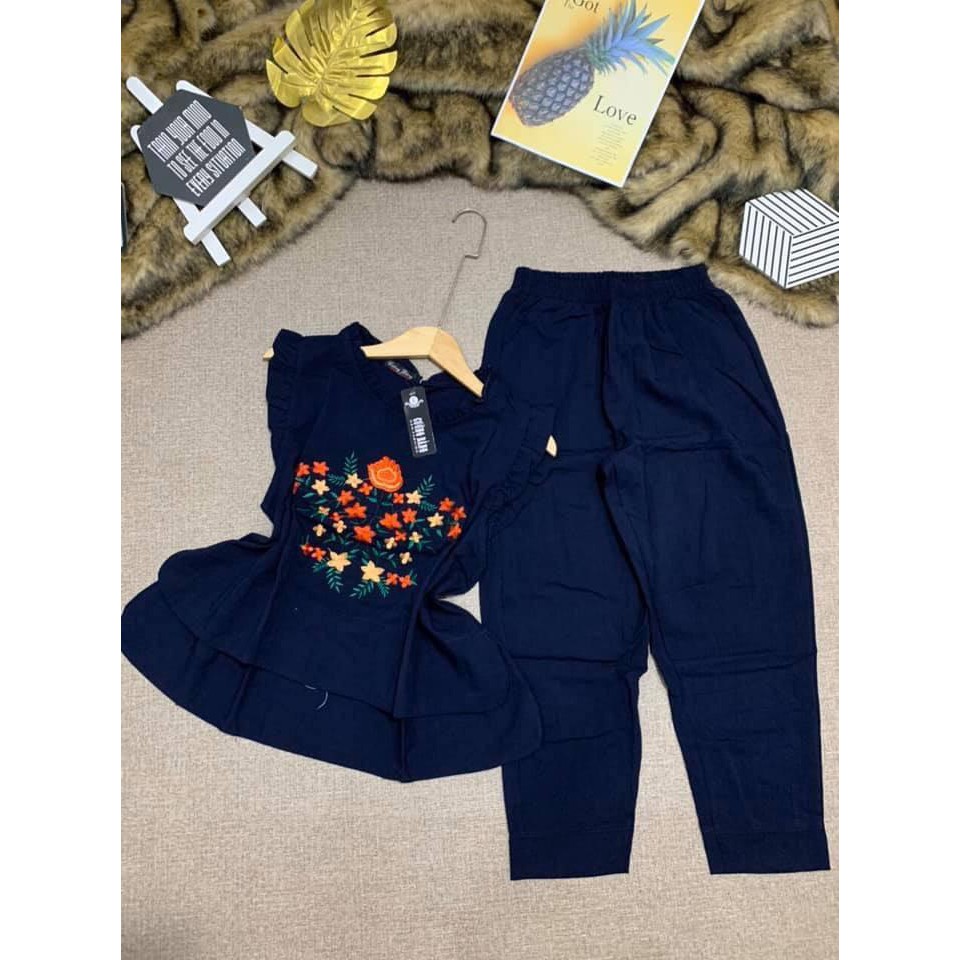 Set Bộ vải Đũi Duyên Dáng Hot SBLD-1001 | BigBuy360 - bigbuy360.vn