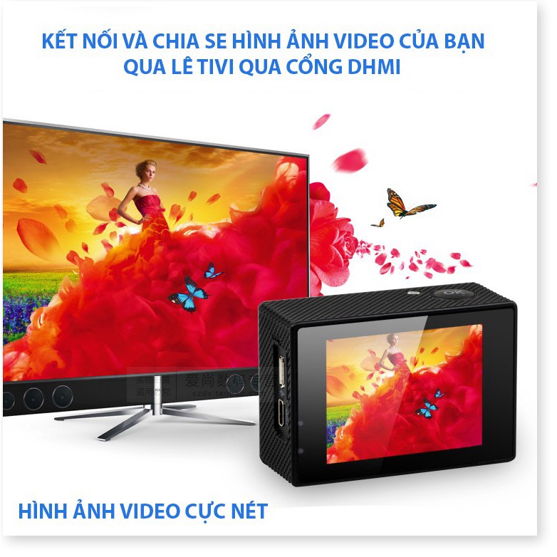 ⚡ Xả kho sập sàn ⚡ camera hành trình 4k,Camera Hành Trình Eken H9R 4K Ultra HD Wifi ⚡ Hàng nhập khẩu  ⚡ Bảo hành uy tín