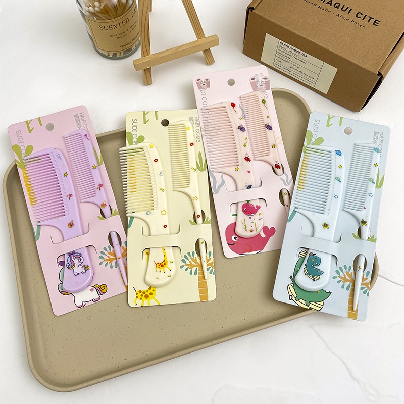 Lược Chải Tóc Dài Chống Tĩnh Điện Hình Động Vật Hoạt Hình Phong Cách Nhật Bản Và Hàn Quốc Cho Trẻ Em