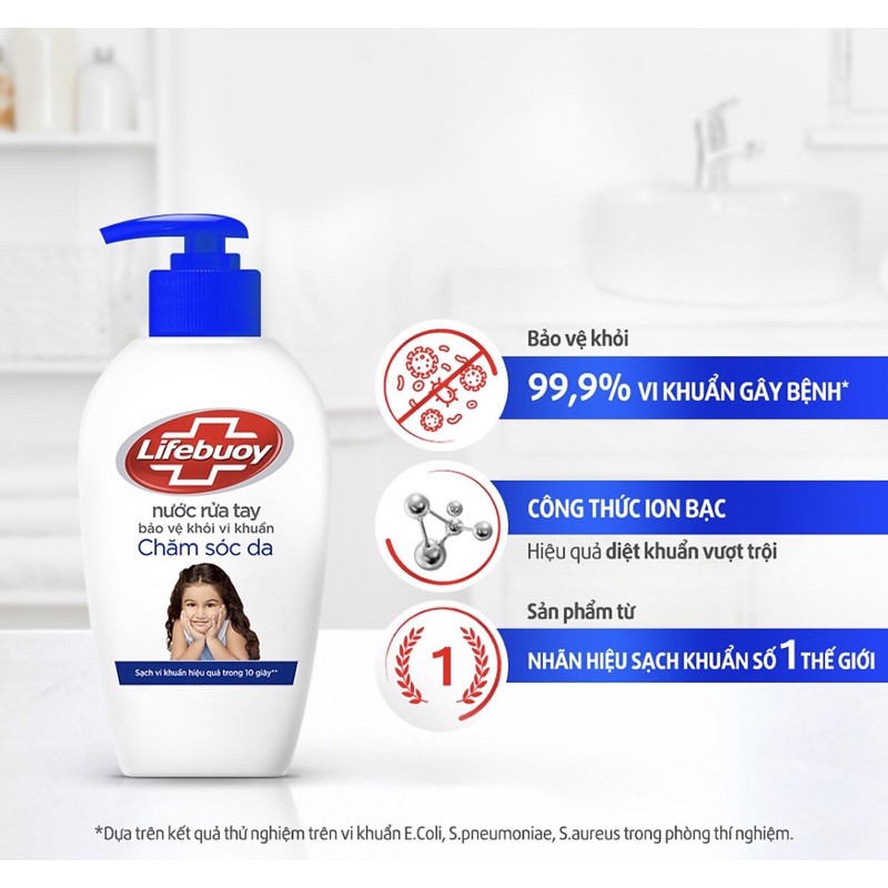 Nước rửa tay lifebuoy  180 gram