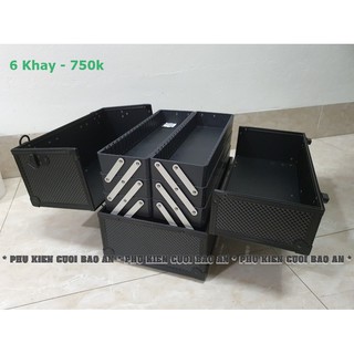 Cốp Makeup 6 khay, 4 khay